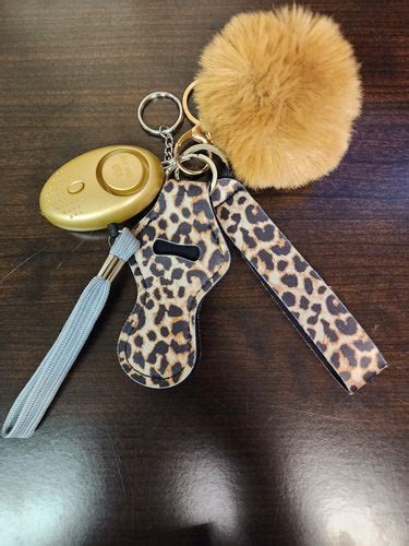 pretty defense keychain